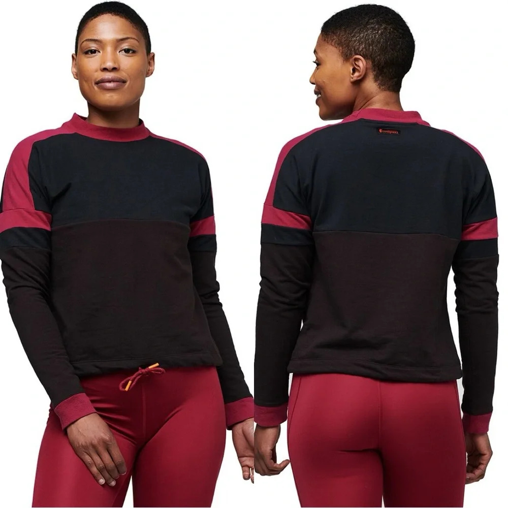 Cotopaxi Women’s Bandera Sweatshirt Longsleeve Organic Cotton Blend Size XL